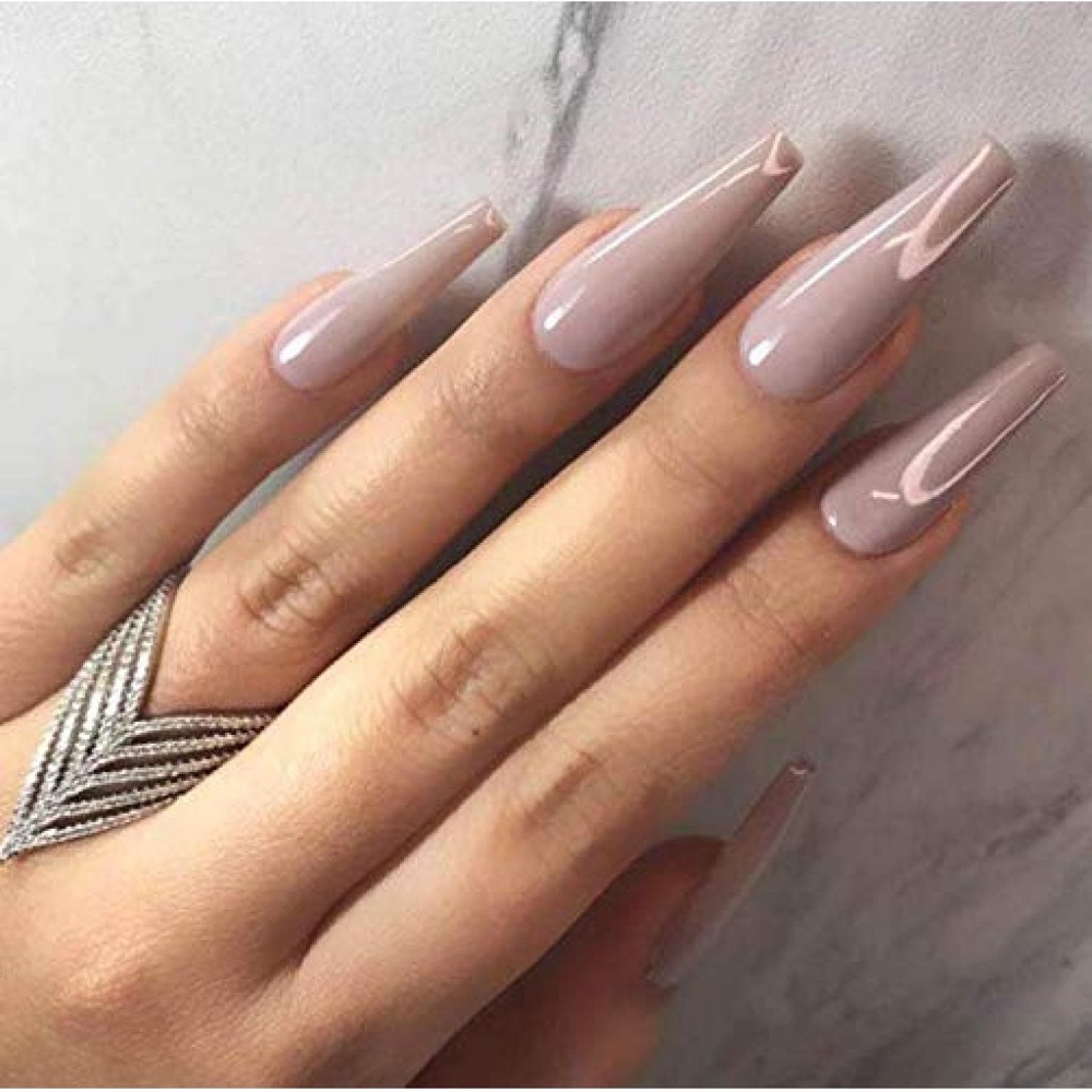 Mauve Pink Press-On Nails